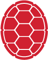Red University of Maryland Turtle Shell