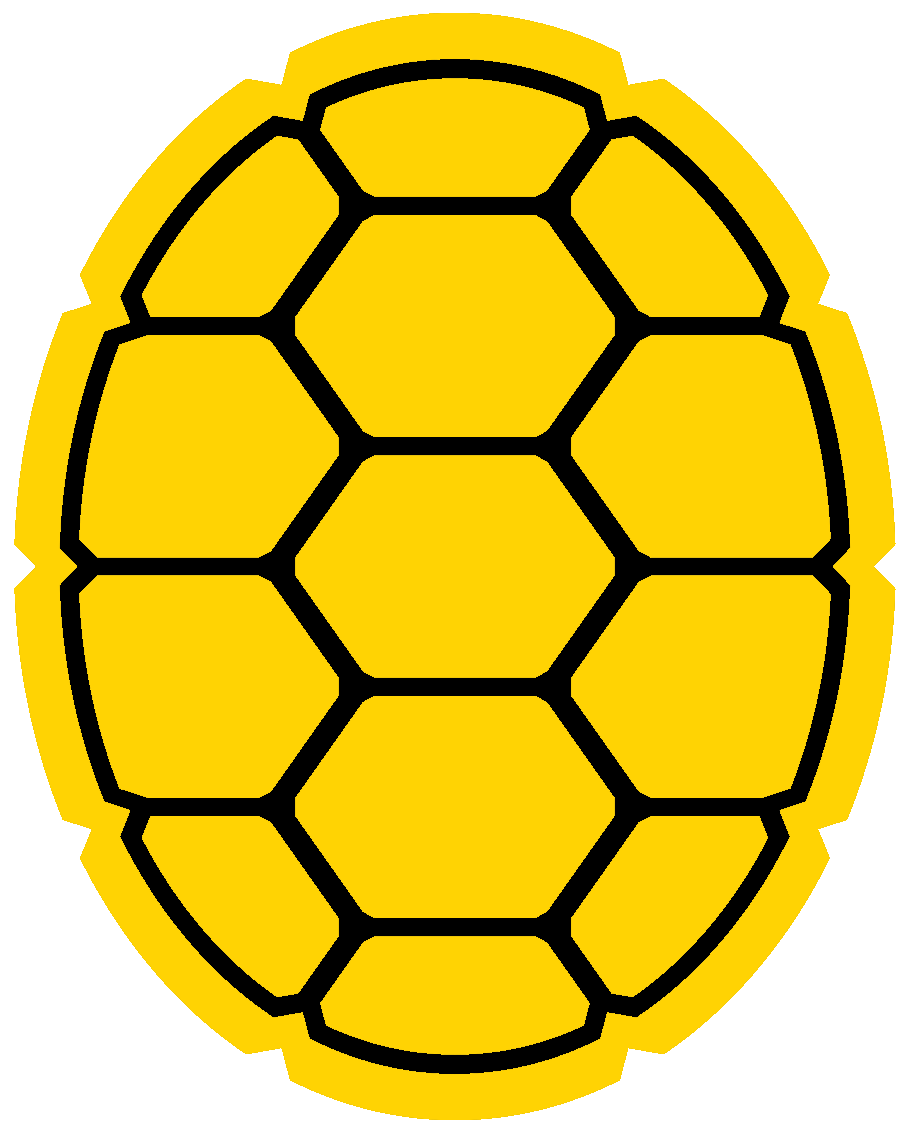 Red University of Maryland Turtle Shell